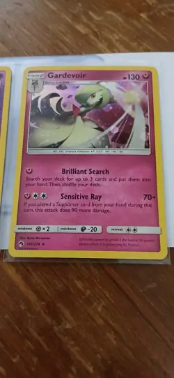 Lost Thunder Shedinja 95/214 Reverse Holo & Gardevoir Holo 141/214 - Image 3