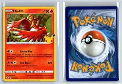 Ho-Oh Pokemon TCG Celebrations Holo Rare 001/025 Pokemon NM Holo - Image 3