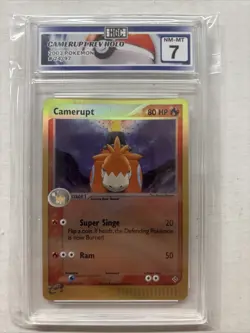 2003 Pokemon Camerupt Rev Holo #24 HGC 7 (sb1) - Image 1