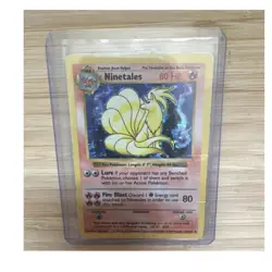 Pokemon Ninetales 012/102 Base Set Holo Rare *BIG CREASE* - Image 1