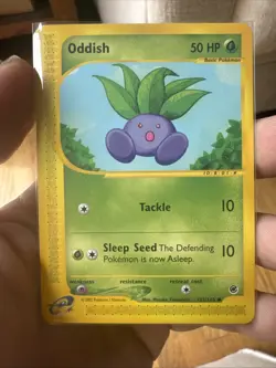 Pokemon TCG E-Series Expedition Oddish 122/165 Regular Card - Image 1
