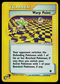 Pokemon Card - Warp Point Expedition Base Set 152/165 Reverse Holo Uncommon - Image 1