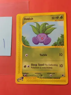 2002 Pokemon Expedition #122 Oddish, C, NF/H, cd1 - Image 1