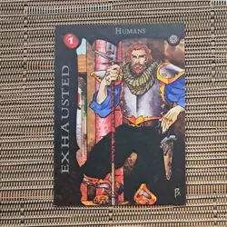 Ultra Rare Arcadia The Wyld Hunt 1996 Exhausted Enemy Humans CCG Card - Image 2