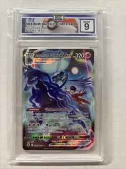 2022 Pokemon Shadow Rider Calyrex VMax #tg18 HGC 9 (sb1) - Image 1