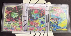 Pokemon Card Mega Venusaur ex Bulbasaur Ivysaur SR AR set 076/063 M1L Mega Brave - Image 1