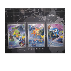 Pokemon FIRST PARTNER ILLUSTRATION COLLECTION GEN 4 STARTERS - Image 1