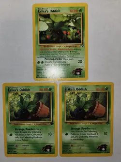 Pokemon Gym Heroes / Gym Challenge Erika's Oddish 47/132 / 70/132 (2) NM - Image 1