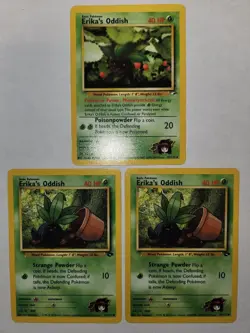 Pokemon Gym Heroes / Gym Challenge Erika's Oddish 47/132 / 70/132 (2) NM - Image 2