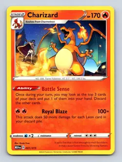CHARIZARD 001/015 P MCDONALD'S PROMOS 2024 POKEMON NM - Image 1