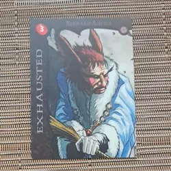 Ultra Rare Arcadia The Wyld Hunt 1996 Bernard Assjack Exhausted Enemy CCG Card - Image 2
