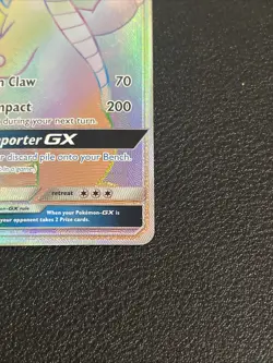 Pokemon TCG Dragonite GX SM156 Rainbow Rare Sun & Moon Promo Card - Image 4