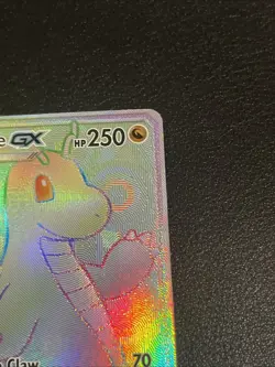 Pokemon TCG Dragonite GX SM156 Rainbow Rare Sun & Moon Promo Card - Image 5