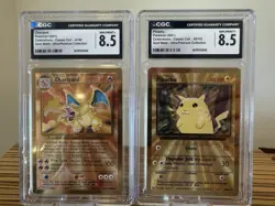 Pokemon Celebrations Gold Metal Pikachu & Charizard CGC 8.5 NM/MINT+ SEQUENTIAL - Image 1