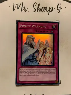 ERNSTE WARNUNG - LIMITIERTE AUFLAGE CT08-DE015 DE Yu-Gi-Oh! CARD SUPER RARE - Image 3