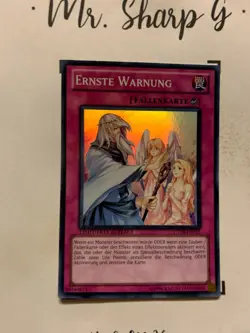 ERNSTE WARNUNG - LIMITIERTE AUFLAGE CT08-DE015 DE Yu-Gi-Oh! CARD SUPER RARE - Image 4