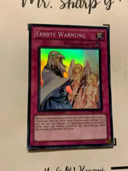 ERNSTE WARNUNG - LIMITIERTE AUFLAGE CT08-DE015 DE Yu-Gi-Oh! CARD SUPER RARE - Image 5