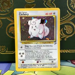 Clefairy 6/130 (LP) Holo | Base Set 2 | Pokemon TCG - Image 1