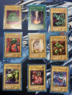 YuGiOh 1999 Starter Box Japanese Commons + Raigeki Super Rare Set Incomplete - Image 2