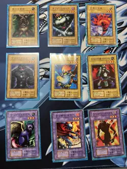 YuGiOh 1999 Starter Box Japanese Commons + Raigeki Super Rare Set Incomplete - Image 3