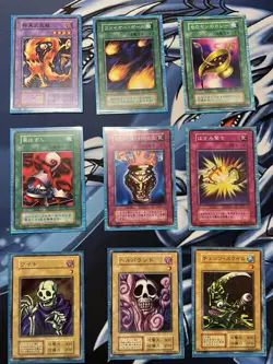 YuGiOh 1999 Starter Box Japanese Commons + Raigeki Super Rare Set Incomplete - Image 4