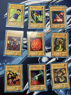YuGiOh 1999 Starter Box Japanese Commons + Raigeki Super Rare Set Incomplete - Image 5