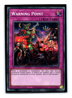 Warning Point - PHRA-EN078 - Secret Rare - 1st Edition - Yugioh - Image 1