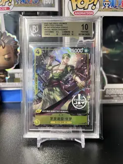 One Piece Chinese Exclusive China Joy 2025 Promo Roronoa Zoro BGS 10 - Image 1