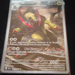 Pokemon Haxorus 147/086 Sv: Black Bolt Illustration Rare Holo Basic Dragon Card - Image 1