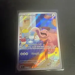 Lickitung 180/162 Sv05: Temporal Forces Illustration Rare Pokemon Card - Image 1