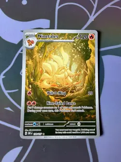 Ninetales - 199/197 - Obsidian Flames - Pokemon TCG NM Illustration Rare Card - Image 2