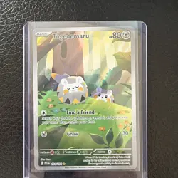 Togedemaru 104/094 Phantasmal Flames IR Illustration Rare Pokemon TCG Card - Image 1