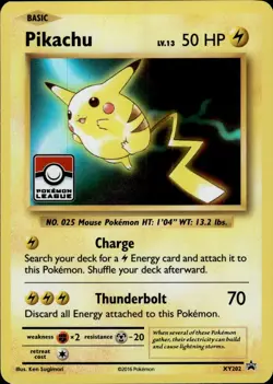 Pikachu (Pokemon League) XY202 Holo Promo League & Championship Cards Pokemon - Image 1