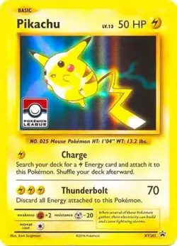 Pikachu (Pokemon League) XY202 Holo Promo League & Championship Cards Pokemon - Image 3