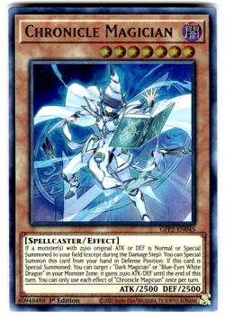 YuGiOh 2nd Haunting Card GFP2-EN045 Chronicle Magician - Image 1