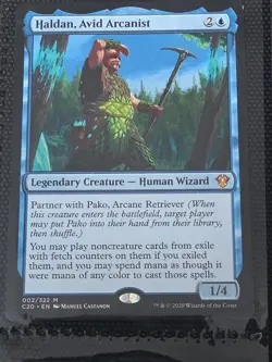 Haldan, Avid Arcanist X1 MTG C20 Commander 2020 - Image 1