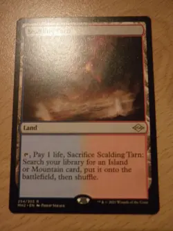 mtg magic scalding tarn ENGLISH modern horizons 2 lac de montagne bouillant - Image 2