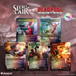MTG Secret Lair x Deadpool Foil Edition Sealed - Image 1