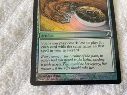 Magic the Gathering MTG 1x Foil Locket of Yesterdays Time Spiral MP - Image 3