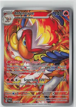Infernape - 173/167 TWM SV06: Twilight Masquerade NM - Pokemon TCG - Image 1