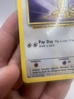 Pokemon Cards: Jungle Common: Meowth 56/64 WOTC LP - Image 5