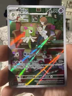 Pokemon TCG Kirlia Scarlet & Violet Illustration 212/198 - Image 2