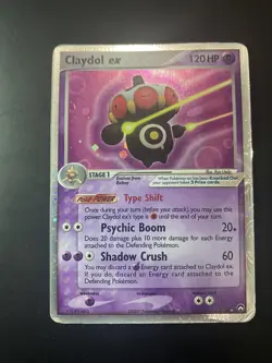Pokemon Claydol ex 93/108 EX Power Keepers Ultra Rare Holo Stage 1 120 DMG - Image 1