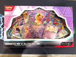 Pokemon TCG: Mimikyu ex & Alcremie ex Premium Collection Box - NEW - 10 PACKS - Image 1