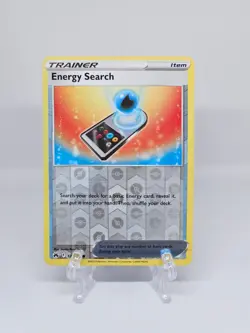 128/159 ENERGY SEARCH | REVERSE HOLO TRAINER | CROWN ZENITH POKEMON CARD - Image 1
