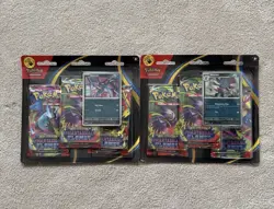Pokemon TCG Phantasmal Flames Sealed Triple Pack Blister Weavile & Sneasel Promo - Image 1