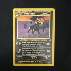 Umbreon Neo Discovery Rare Regular 32/75 Pokemon TCG 70 HP - Image 1
