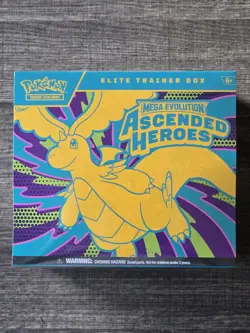 Pokemon Mega Evolution Ascended Heroes Elite Trainer Box Sealed New ETB US - Image 1