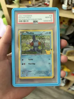 2021 POKEMON McDONALD'S COLLECTION MUDKIP #19/25 PROMO HOLO PSA 10 LOW POP 258 - Image 4