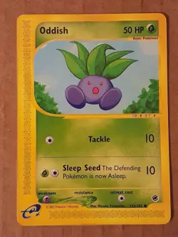 Pokemon Oddish 122/165 Expedition NM See Pictures - Image 1